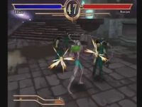 une photo d'Ã©cran de Saint Seiya - Le Sanctuaire sur Sony Playstation 2